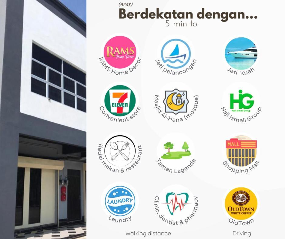 Adina Homestay Langkawi ~Spacious Homestay~ Kuah Dış mekan fotoğraf