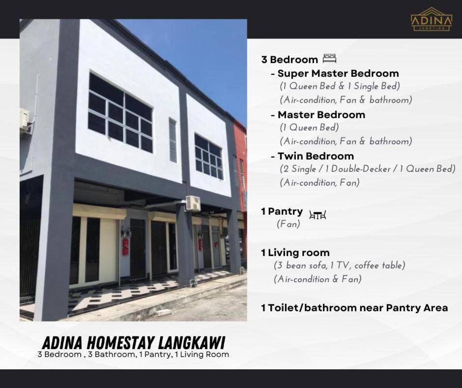 Adina Homestay Langkawi ~Spacious Homestay~ Kuah Dış mekan fotoğraf